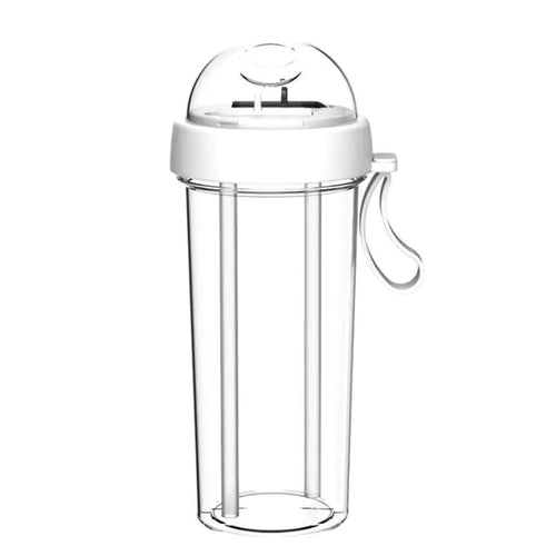 Load image into Gallery viewer, Drinking Cup Double Straw Water Bottle
