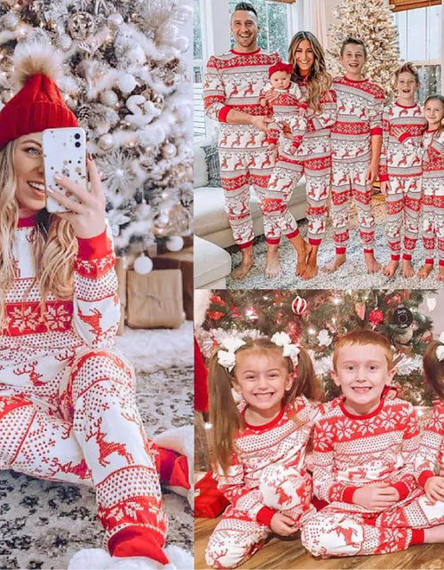 Load image into Gallery viewer, Christmas Pajamas Fall Family Set
