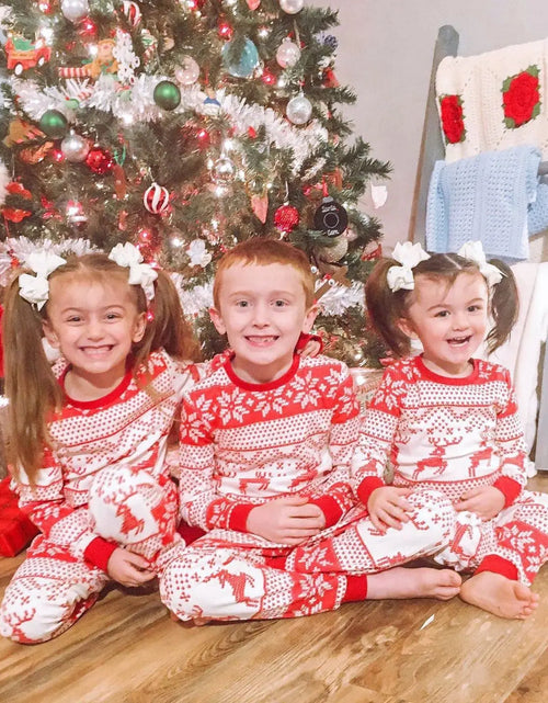 Load image into Gallery viewer, Christmas Pajamas Fall Family Set
