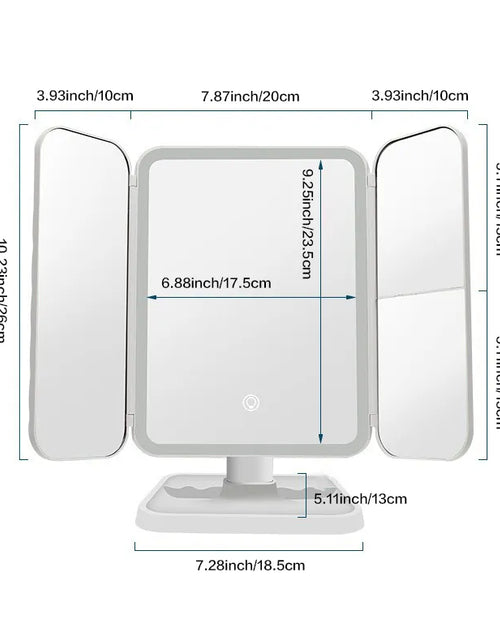 Load image into Gallery viewer, Smart Tri LED Makeup Mirror
