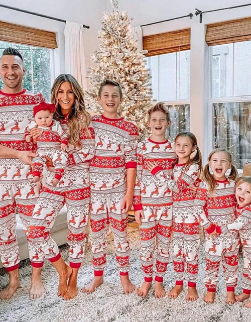 Load image into Gallery viewer, Christmas Pajamas Fall Family Set
